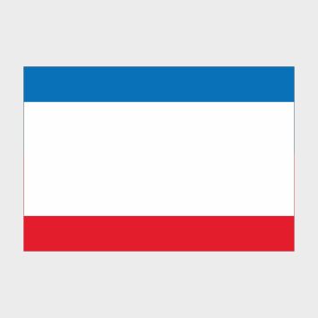Флаг среднего размера односторонний Республика Крым