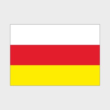 Флаг малый односторонний Республика Северная Осетия - Алания