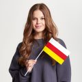 Флаг большой двусторонний, Блэкаут Республика Северная Осетия — Алания