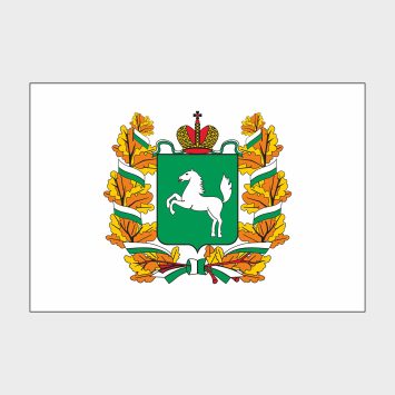 Флаг стандартный односторонний Томская область