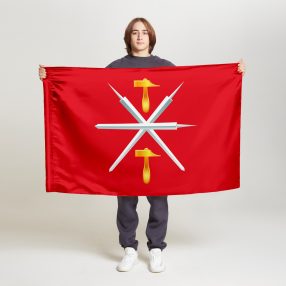 Флаг стандартный односторонний, Блэкаут Тульская область