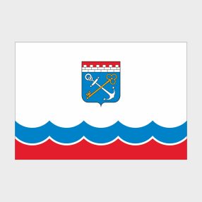 Флаг малый односторонний, Блэкаут Ленинградская область
