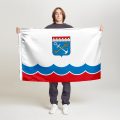 Флаг стандартный двусторонний с подкладкой Ленинградская область