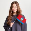 Флаг среднего размера односторонний Орловская область