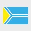 Флаг большой односторонний, Блэкаут Республика Тыва