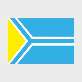 Флаг большой односторонний, Блэкаут Республика Тыва