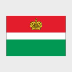 Флаг стандартный односторонний Калужская область