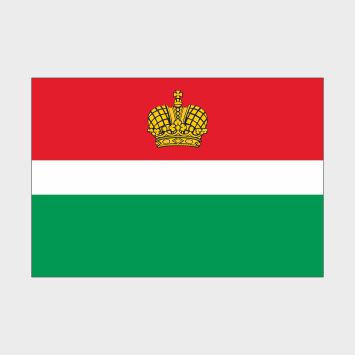 Флаг среднего размера двусторонний Калужская область