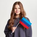 Флаг стандартный односторонний, Блэкаут Луганская Народная Республика (ЛНР)
