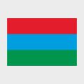 Флаг стандартный односторонний Республика Карелия