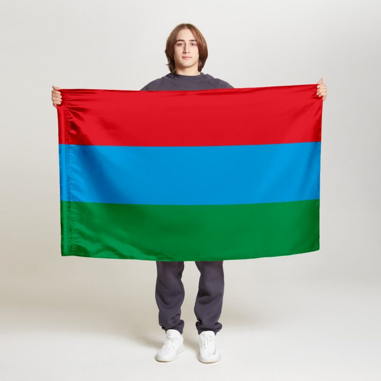 Флаг стандартный односторонний Республика Карелия
