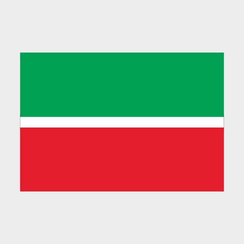 Флаг малый двусторонний с подкладкой Республика Татарстан
