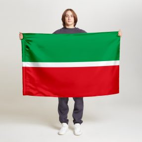 Флаг малый двусторонний с подкладкой Республика Татарстан