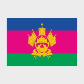 Флаг большой односторонний Краснодарский край