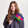 Флаг большой односторонний Краснодарский край