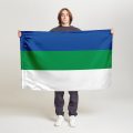 Флаг стандартный односторонний прямая печать Республика Коми