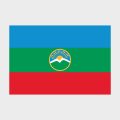 Флаг стандартный двусторонний Карачаево-Черкесская Республика
