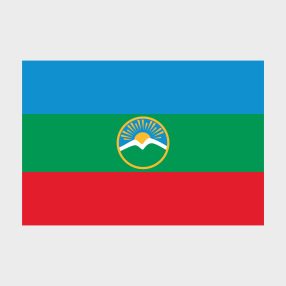 Флаг стандартный односторонний, Блэкаут Карачаево-Черкесская Республика