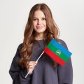 Флаг стандартный двусторонний Карачаево-Черкесская Республика