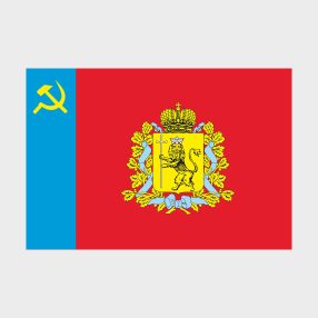 Флаг малый двусторонний, Блэкаут Владимирская область