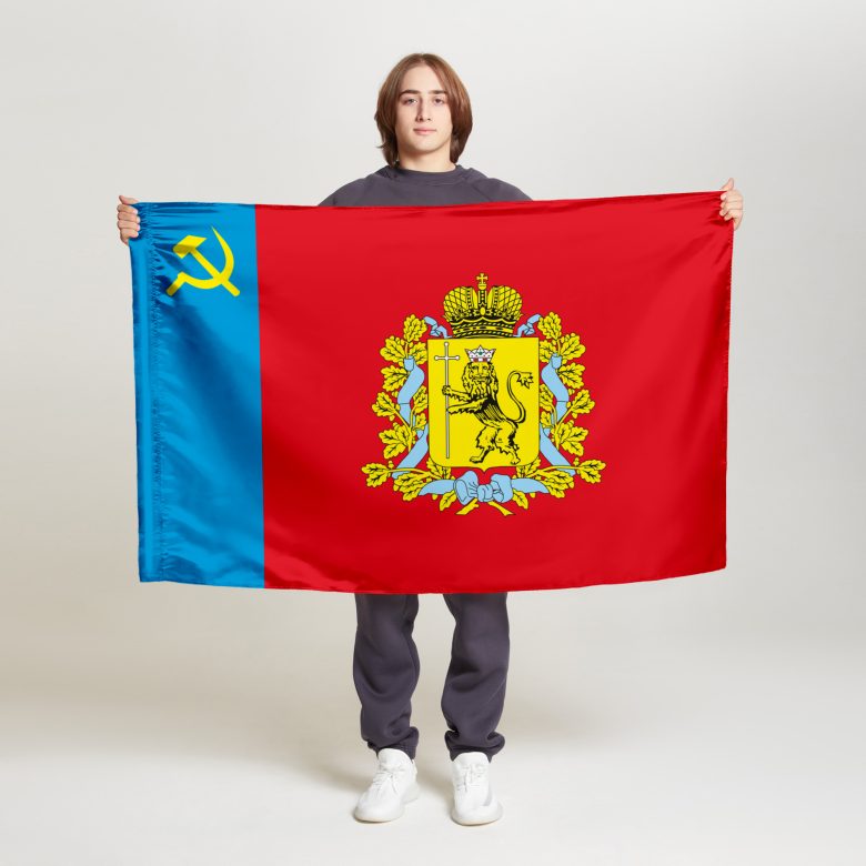 Флаг стандартный двусторонний, Блэкаут Владимирская область