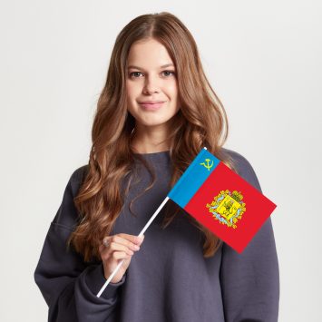Флаг стандартный двусторонний, Блэкаут Владимирская область
