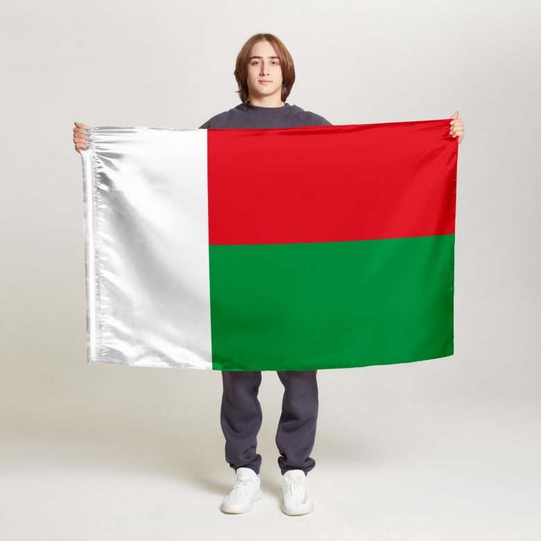 Флаг малый двусторонний Мадагаскар