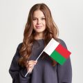 Флаг малый двусторонний Мадагаскар