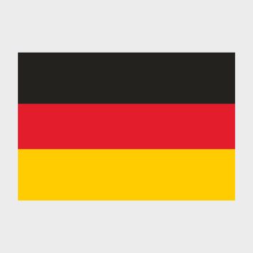 Флаг среднего размера двусторонний Германия