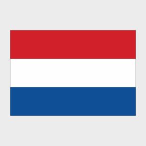 Флаг среднего размера двусторонний Нидерланды