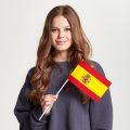 Флаг среднего размера односторонний, Блэкаут Испания