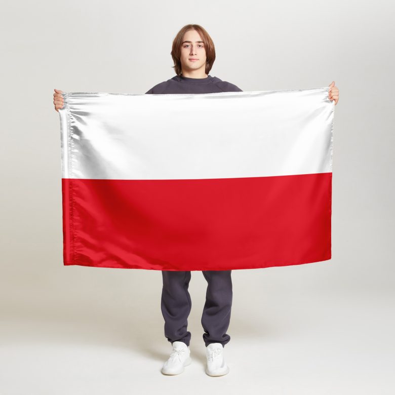 Флаг малый односторонний, Блэкаут Польша