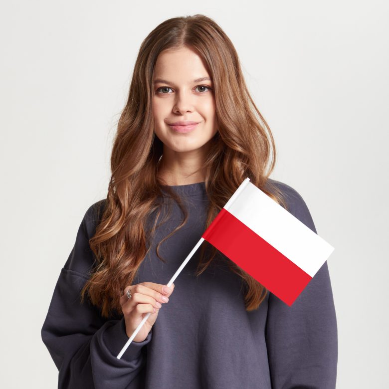 Флаг малый односторонний, Блэкаут Польша