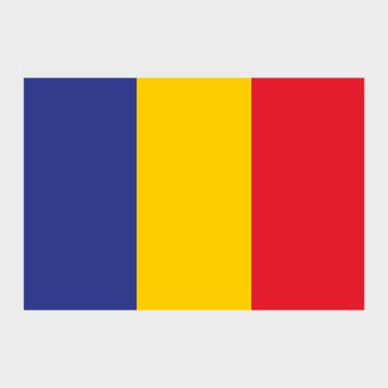 Флаг стандартный односторонний Румыния