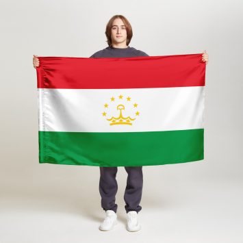 Флаг стандартный односторонний Таджикистан