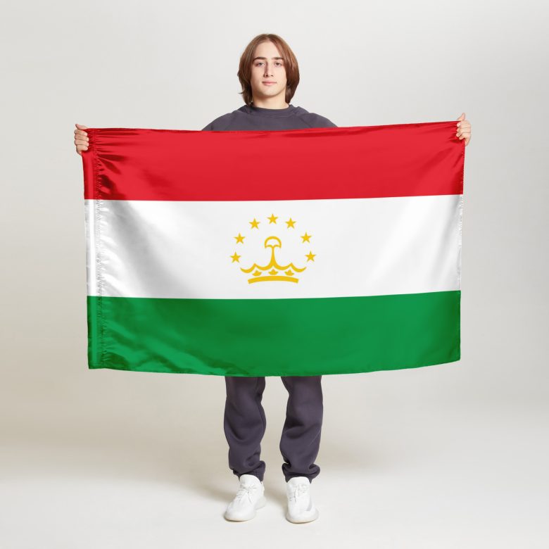 Флаг малый односторонний, Блэкаут Таджикистан