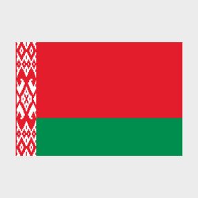 Флаг стандартный односторонний Беларусь