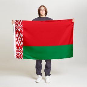 Флаг малый двусторонний, Блэкаут Беларусь