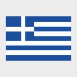 Флаг большой односторонний Греция