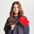 Флаг среднего размера односторонний Китай