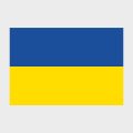 Флаг малый двусторонний Украина