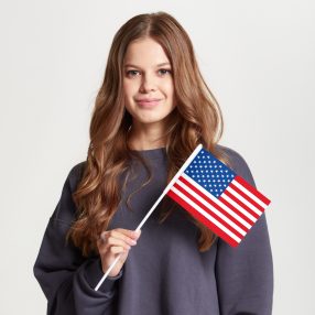 Флаг малый односторонний США
