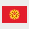 Флаг среднего размера односторонний, Блэкаут Киргизия