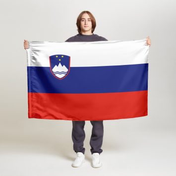 Флаг стандартный односторонний Словения