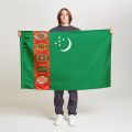 Флаг малый односторонний, Блэкаут Туркмения