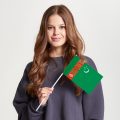 Флаг малый односторонний, Блэкаут Туркмения