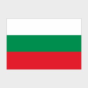 Флаг стандартный двусторонний с подкладкой Болгария