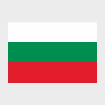Флаг среднего размера двусторонний Болгария