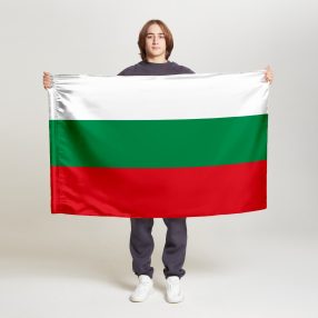 Флаг стандартный односторонний прямая печать Болгария