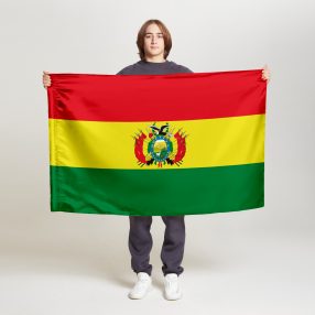 Флаг малый двусторонний Боливия